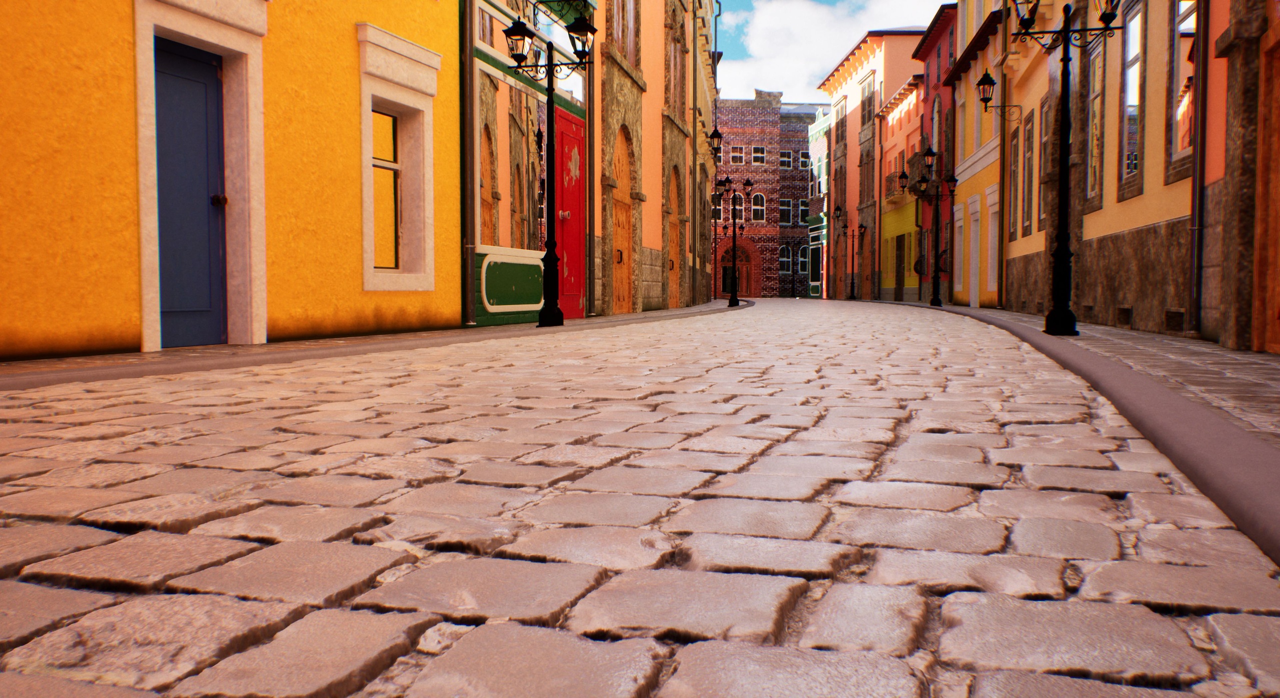 Media 1 for listing European Street 3d Scene