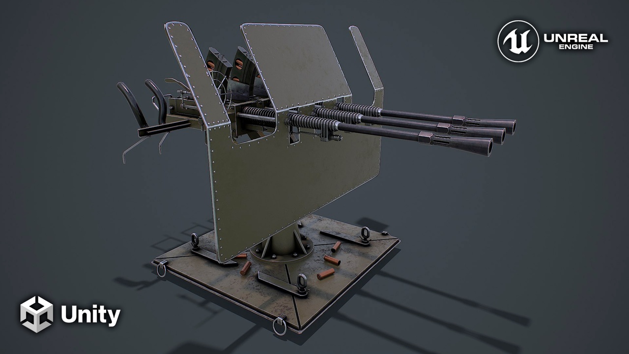 Machine Gun Turret | Fab