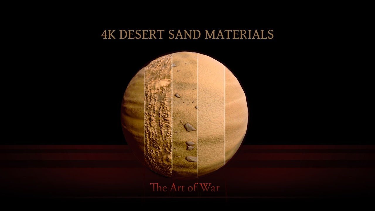 4K Desert Sand Materials ilanı için 1. medya
