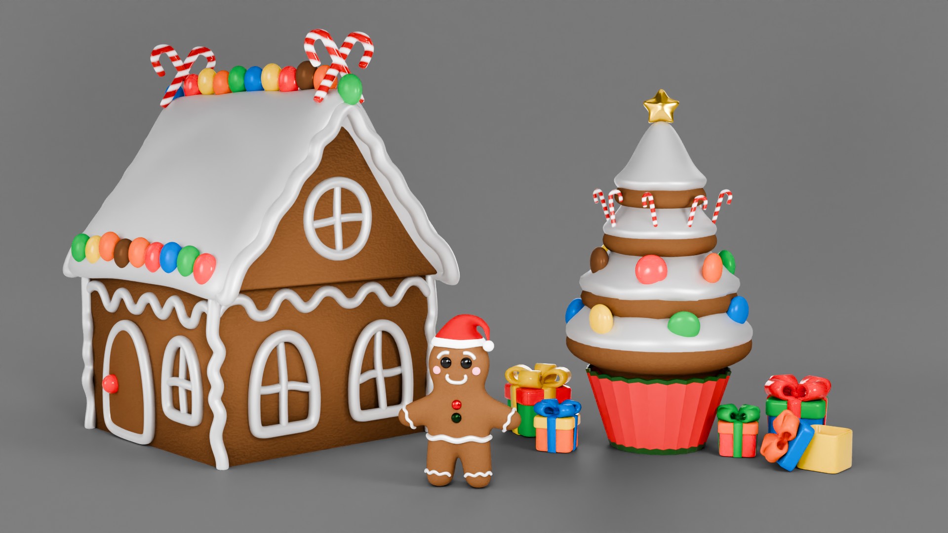 Gingerbread World Pack | Fab