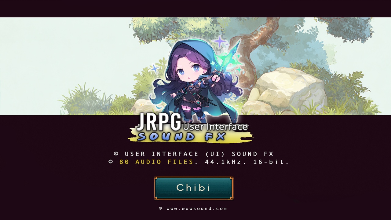 Media 1 for listing JRPG Chibi UI Sound Effects Pack