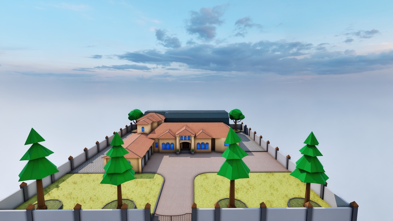 Media 1 for listing Californian Italian Luxury House Mansion Low Poly Vol.10 [Desktop & Mobile]