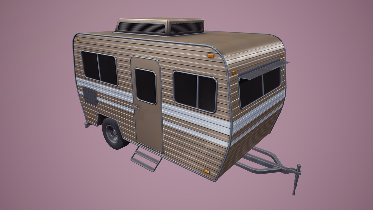Media 1 for listing Stylized Camping Trailer