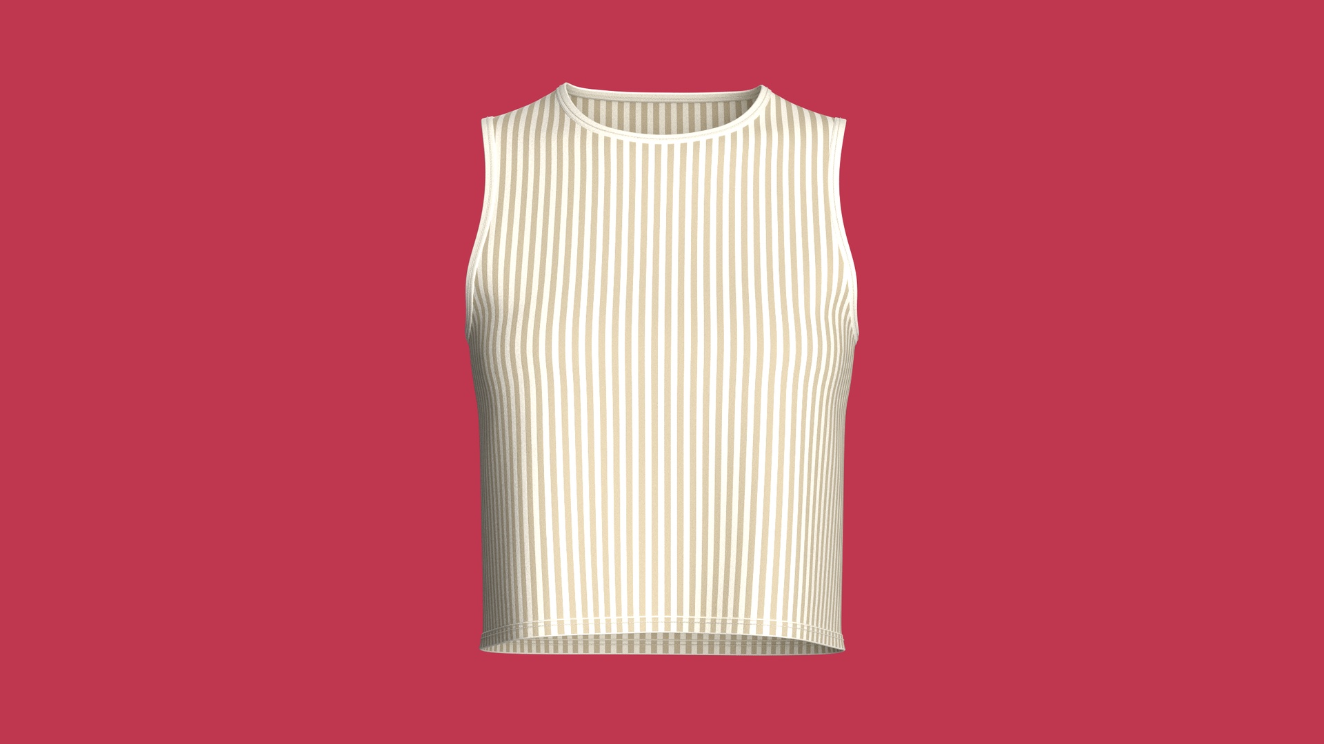 Media 1 for listing Girls Pinstripe Sleeveless Top | High Poly