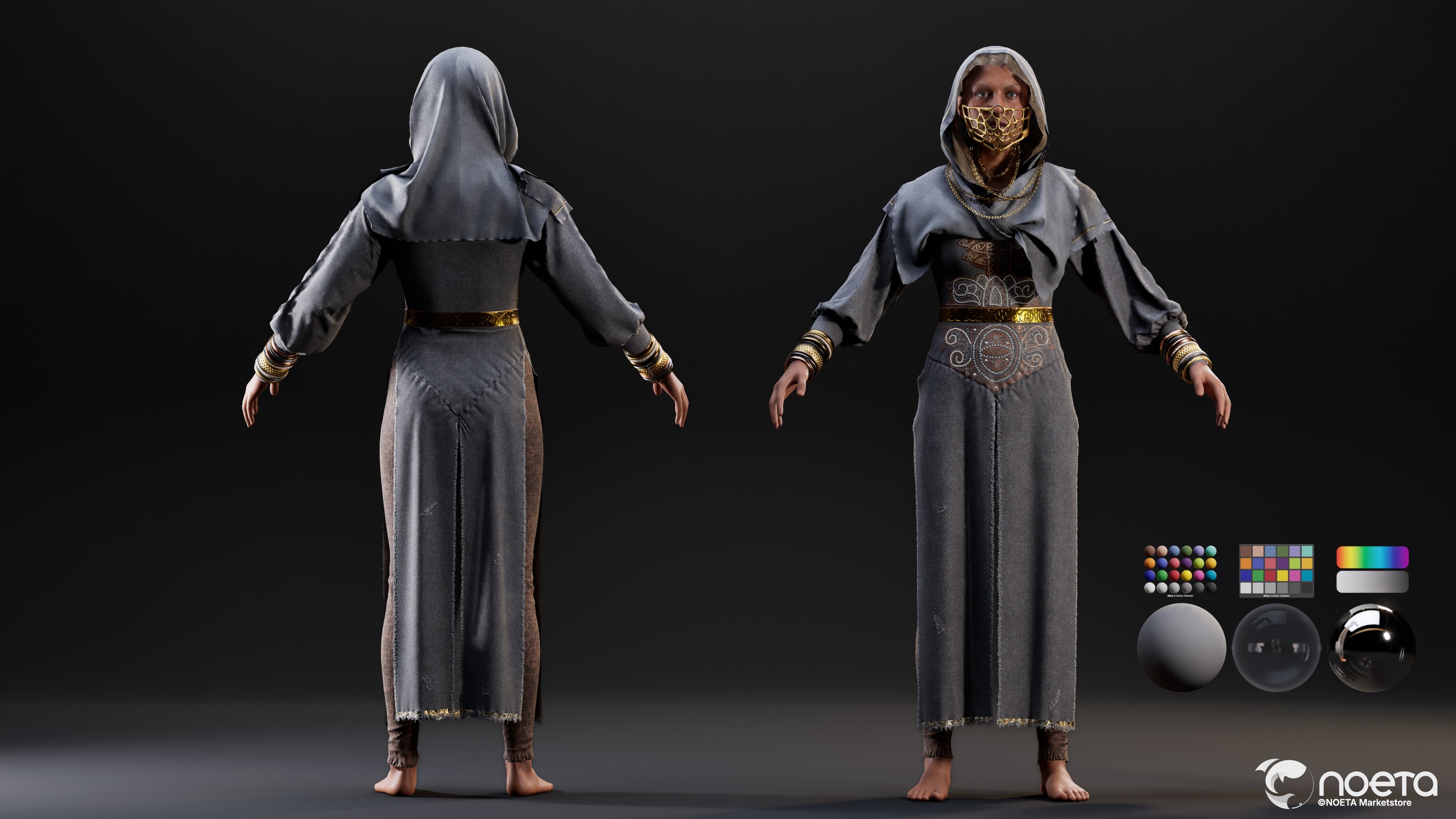 Media 1 for listing Middle Eastern Sorceress
