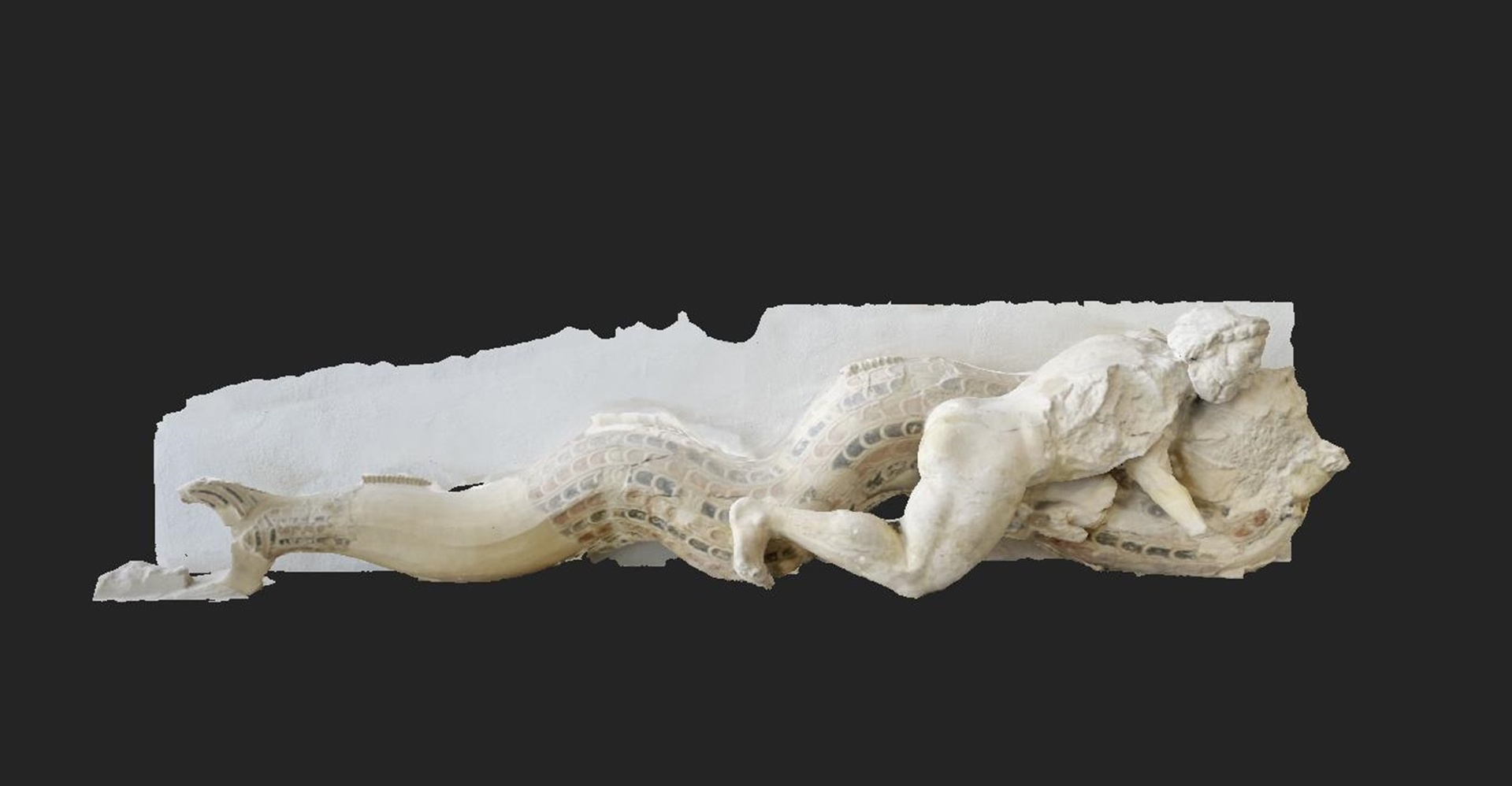 Media 1 for listing The Greek Hercules and Terithos (Hekatompedon Western Triangular Pediment Sculpt