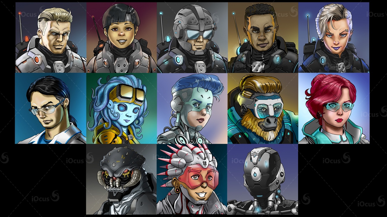 Media 1 for listing SciFi Characters Avatar Vol.1