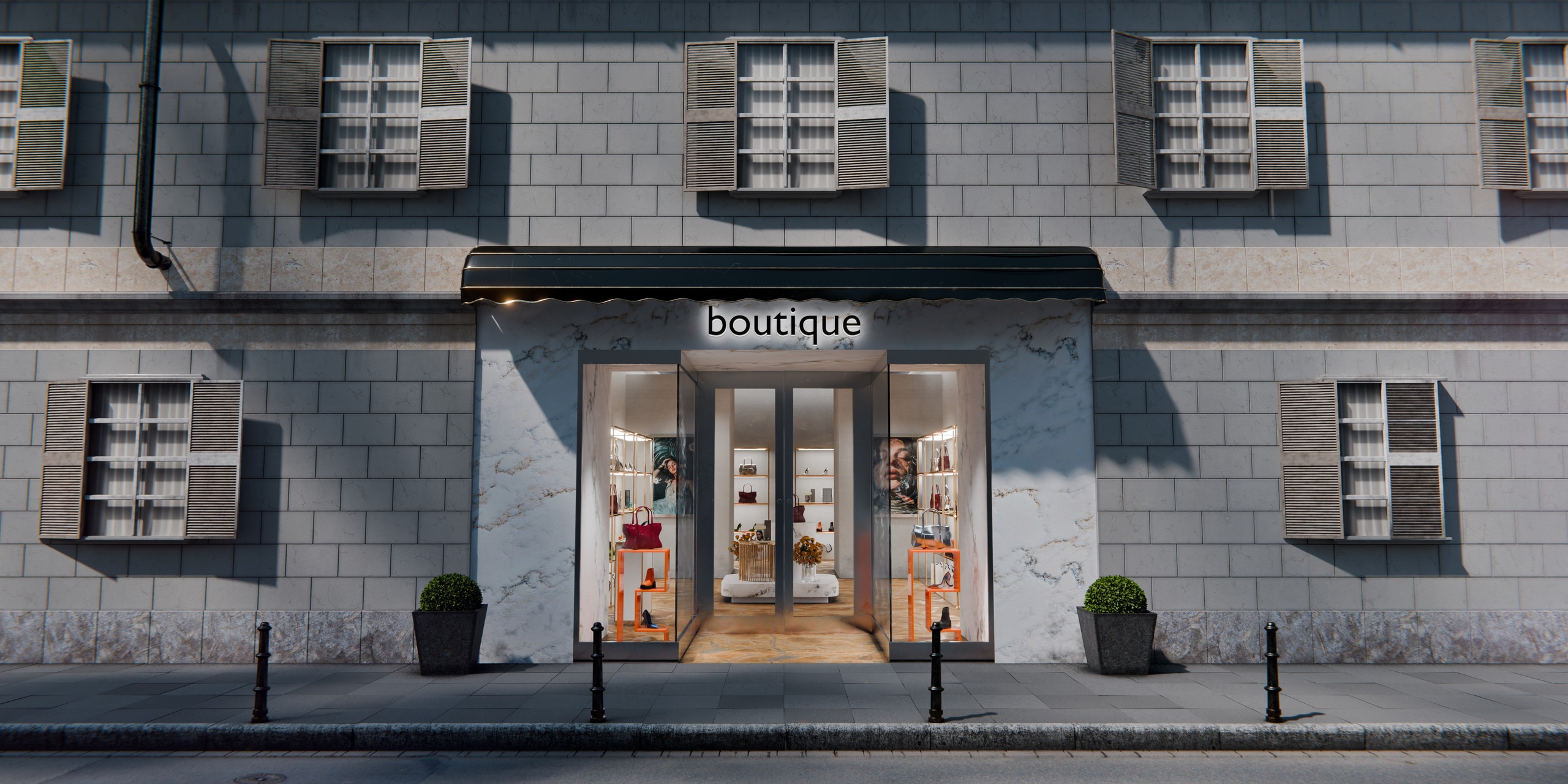 Media 1 for listing Luxury Handbag Boutique Scene