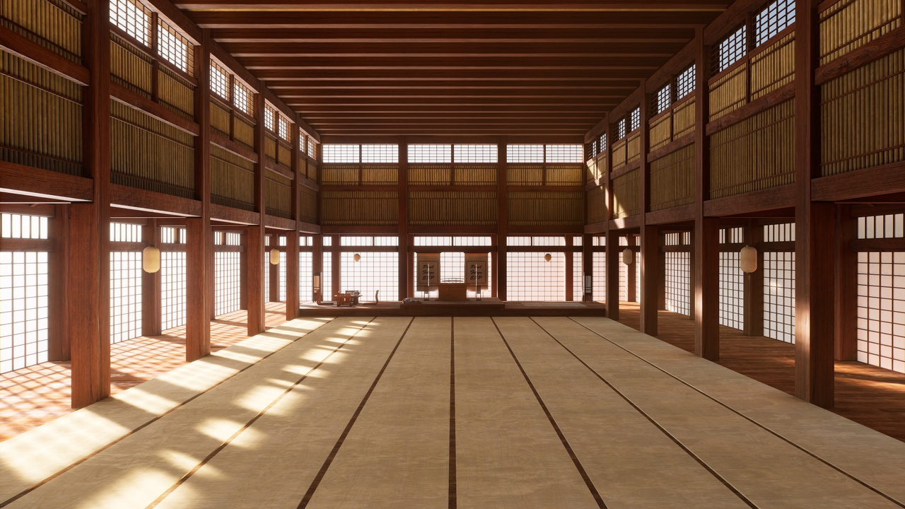 Media 1 for listing Japanese Wooden Temple Interior