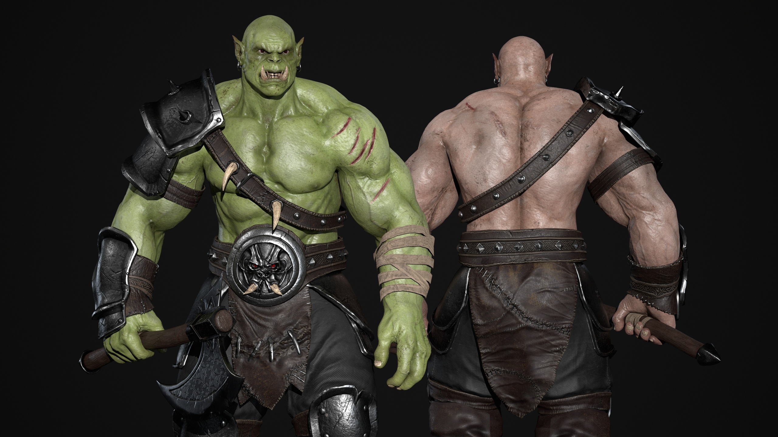 Media 1 for listing Game Ready Realistic Orc Character
