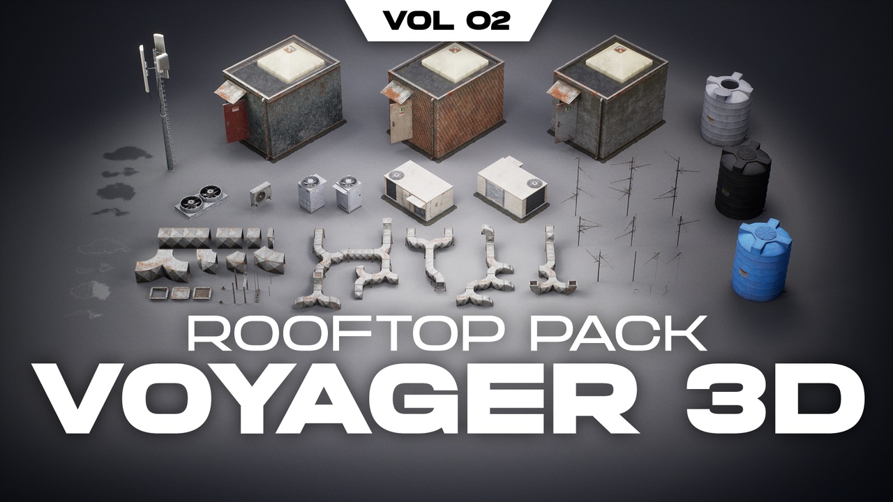 Media 1 for listing Rooftop Props Pack Vol.02