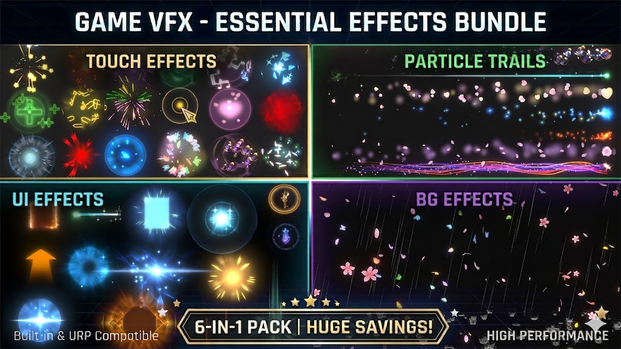Media 1 for listing Game VFX - Essential Effects Bundle
