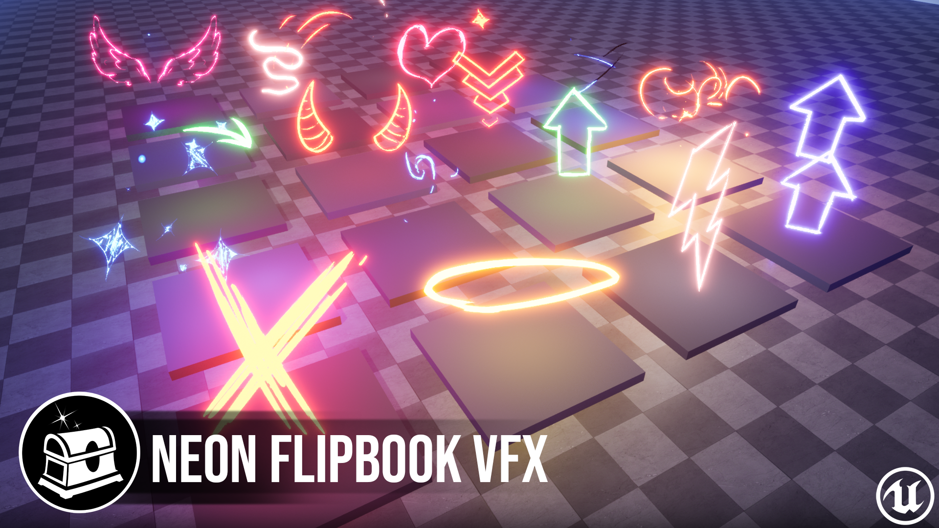 Neon Flipbook VFX | Fab