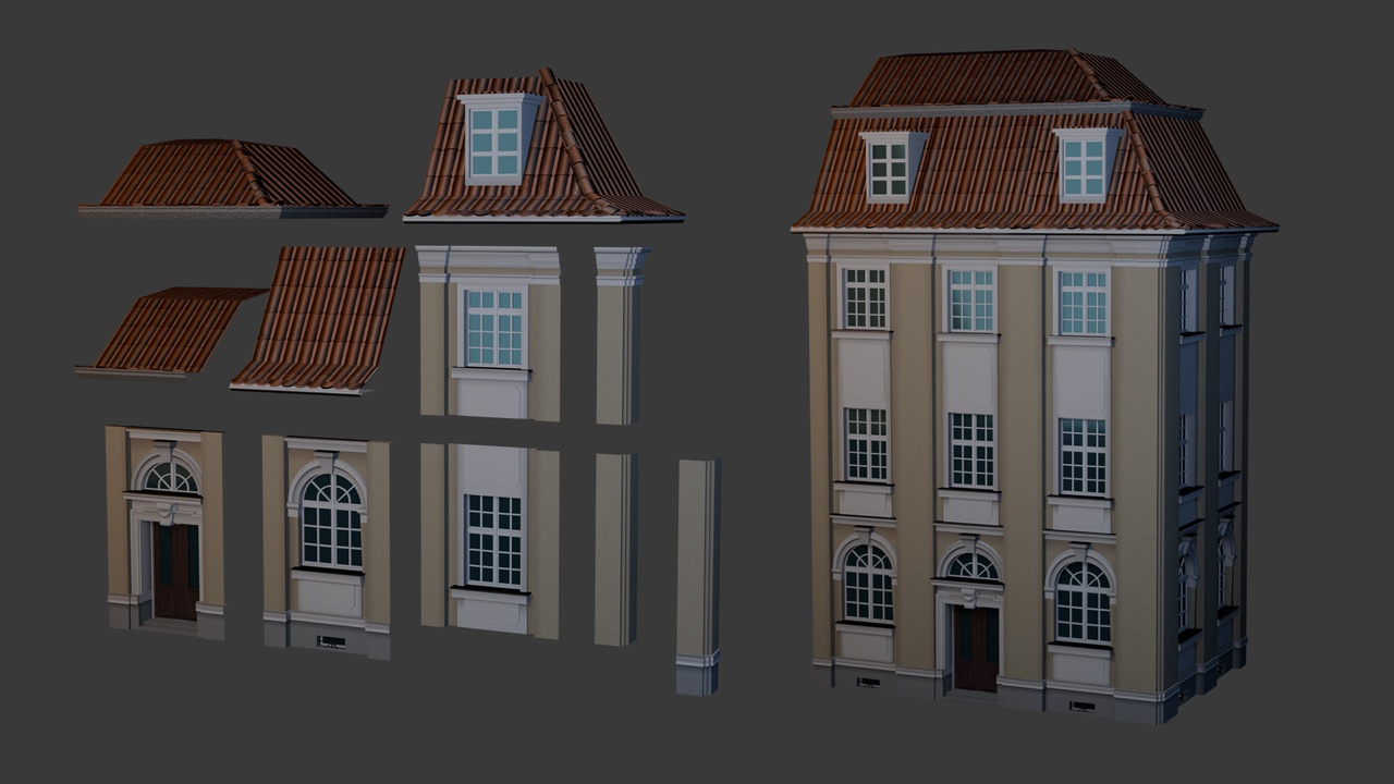 Media 1 for listing Modular Kit Buildingd Vol.1 - Tenements
