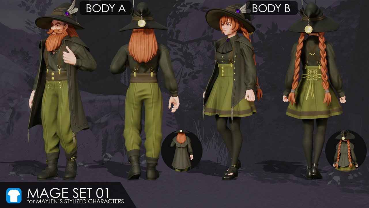 Medium 1 für Eintrag Mage set 01