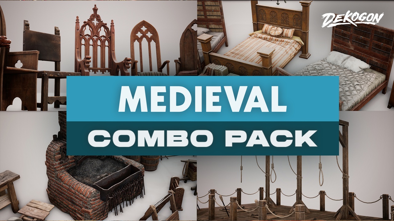 Media 1 for listing Medieval - COMBO Prop Pack (VOL 1-11)