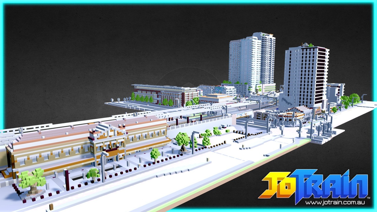 Media 1 for listing South Brisbane City 1.5:1 [Minecraft Diorama]