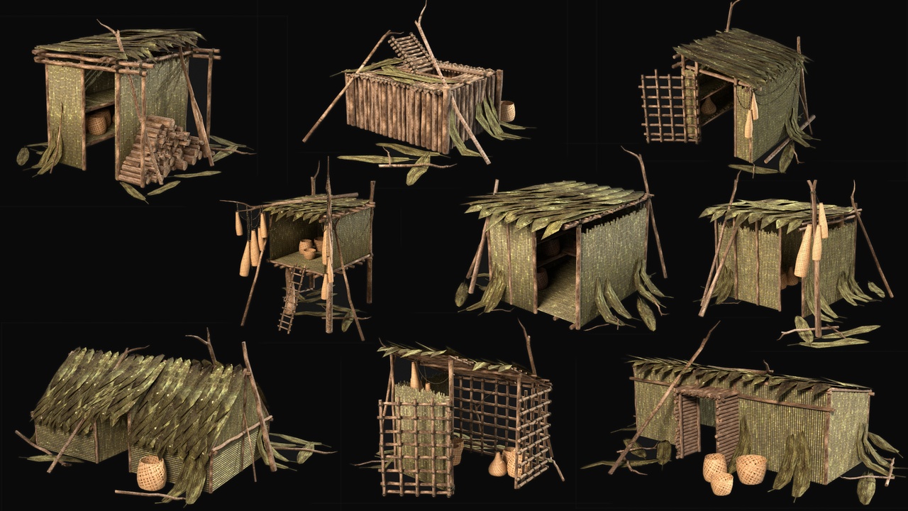 Media 1 for listing Jungle Bamboo Improvised Storages
