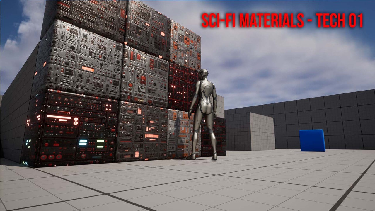 Media 1 for listing Sci-Fi Materials - Tech 01