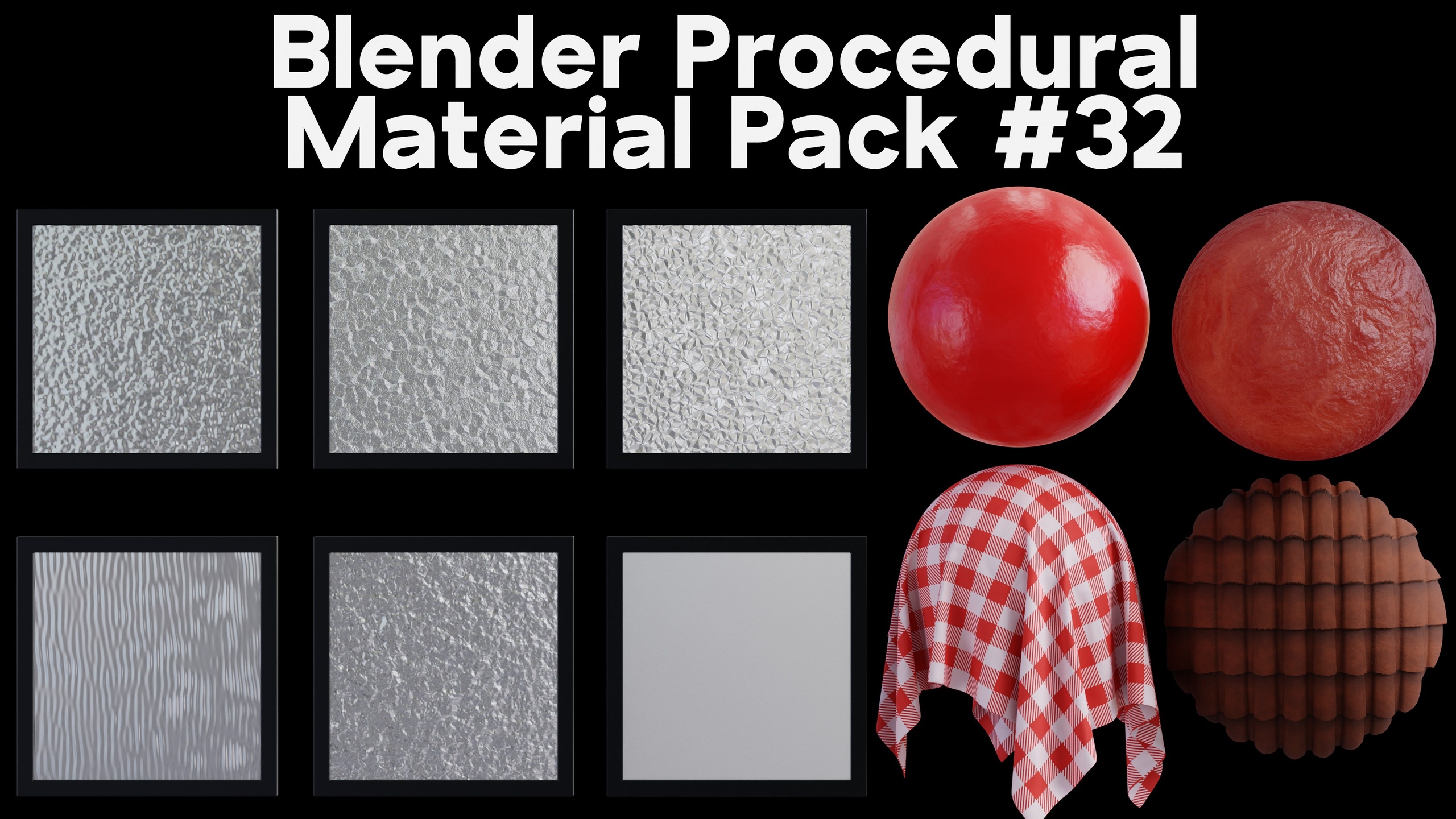 Media 1 for listing Blender Procedural Material Pack #32