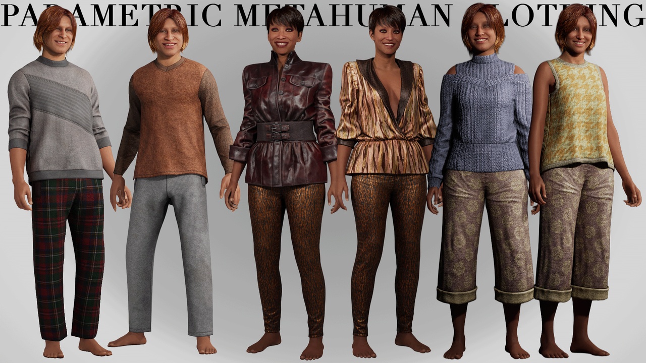 Media 1 for listing METAHUMAN PARAMETRIC CLOTHING