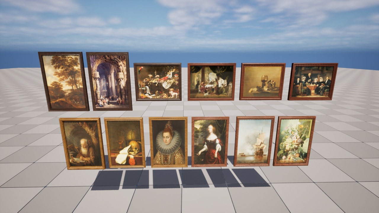 Paintings 제품 등록을 위한 미디어 1개
