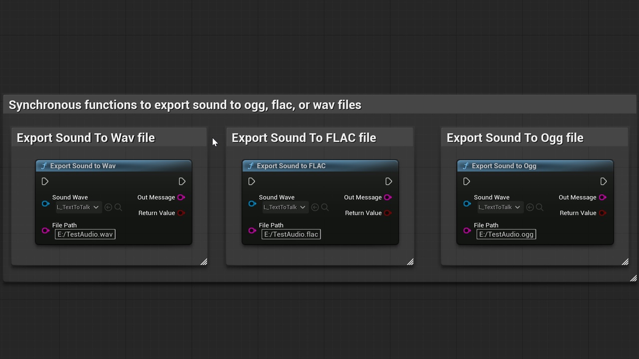Media 1 for listing Runtime Audio Exporter