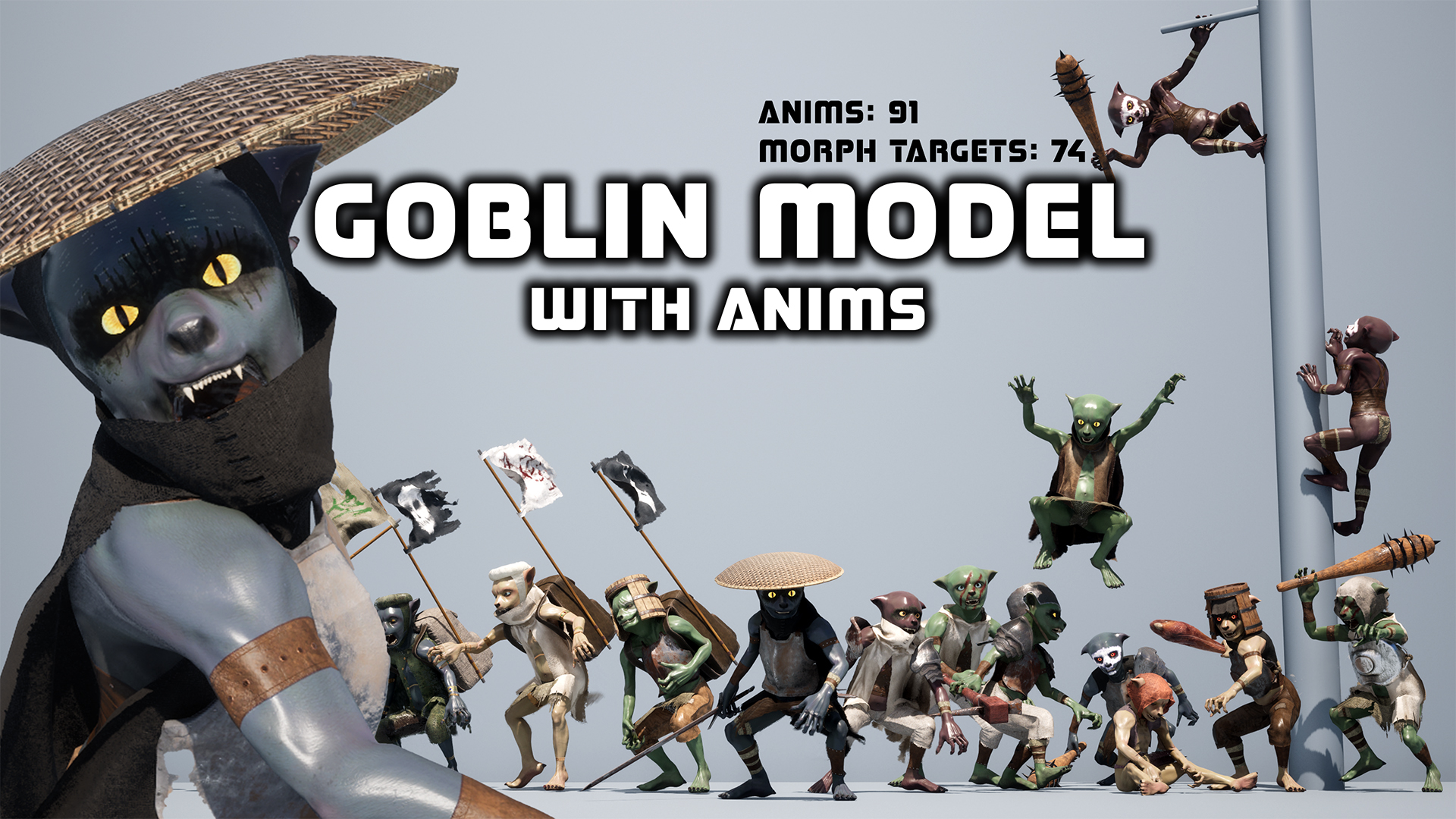 Goblin Model with Anims | Fab