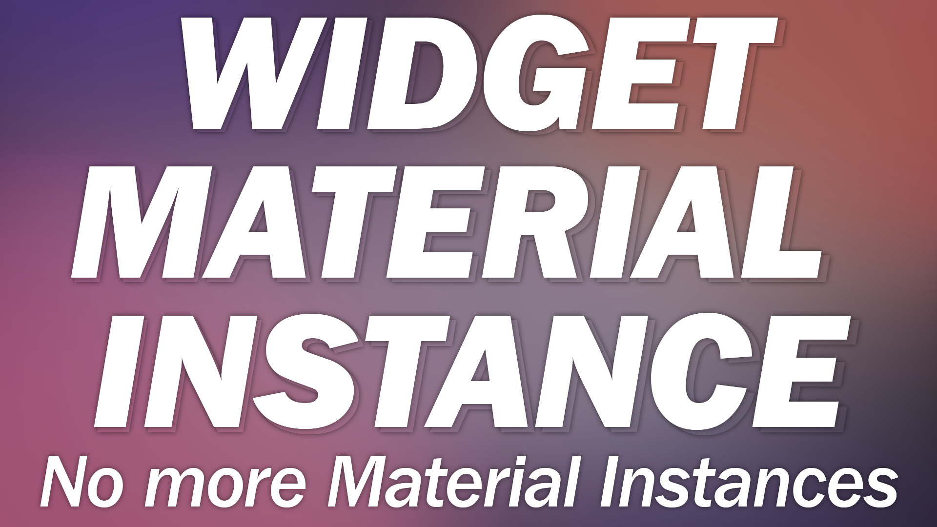 WIDGET MATERIAL INSTANCE - Edit Materials directly inside UMG ! | Fab