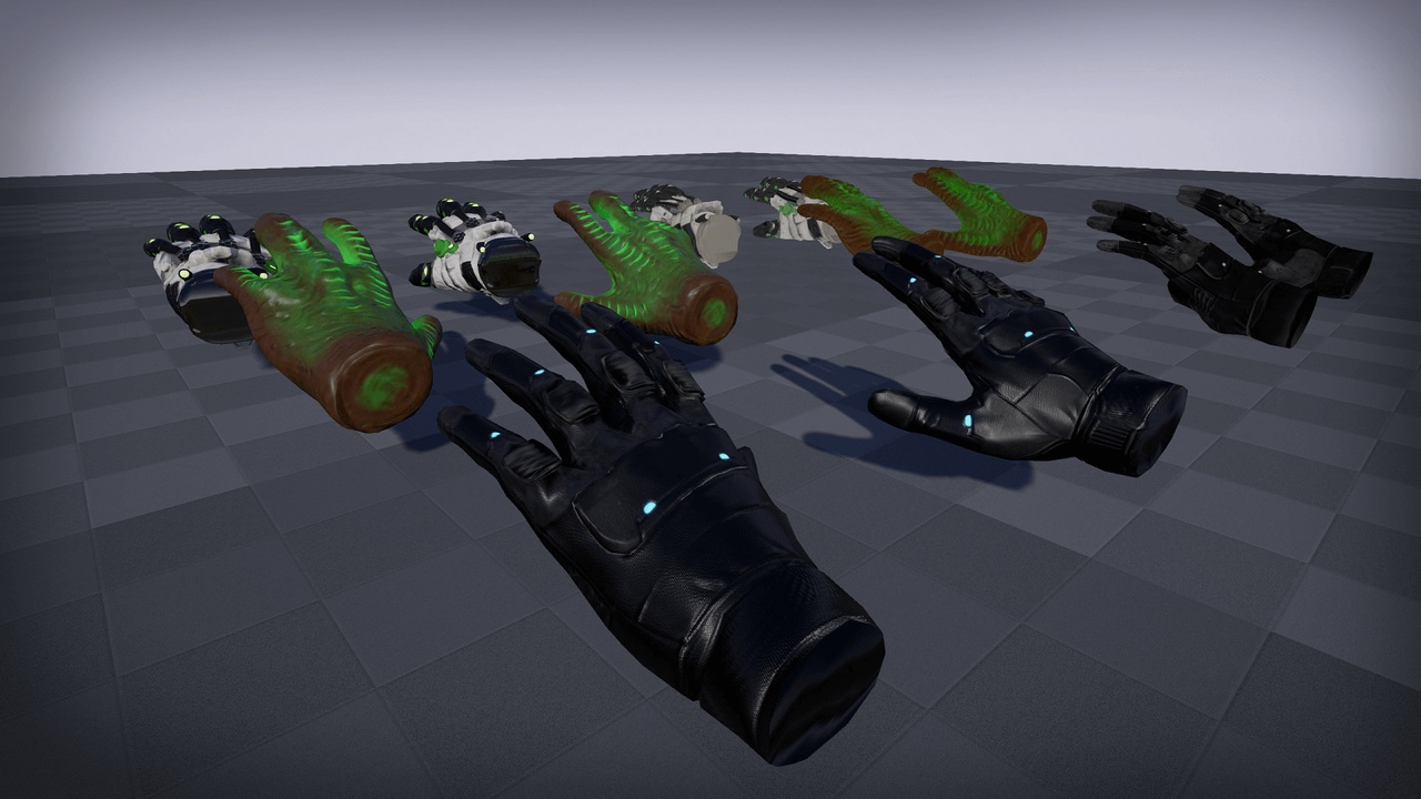 Media 1 for listing Hands for VR SciFi
