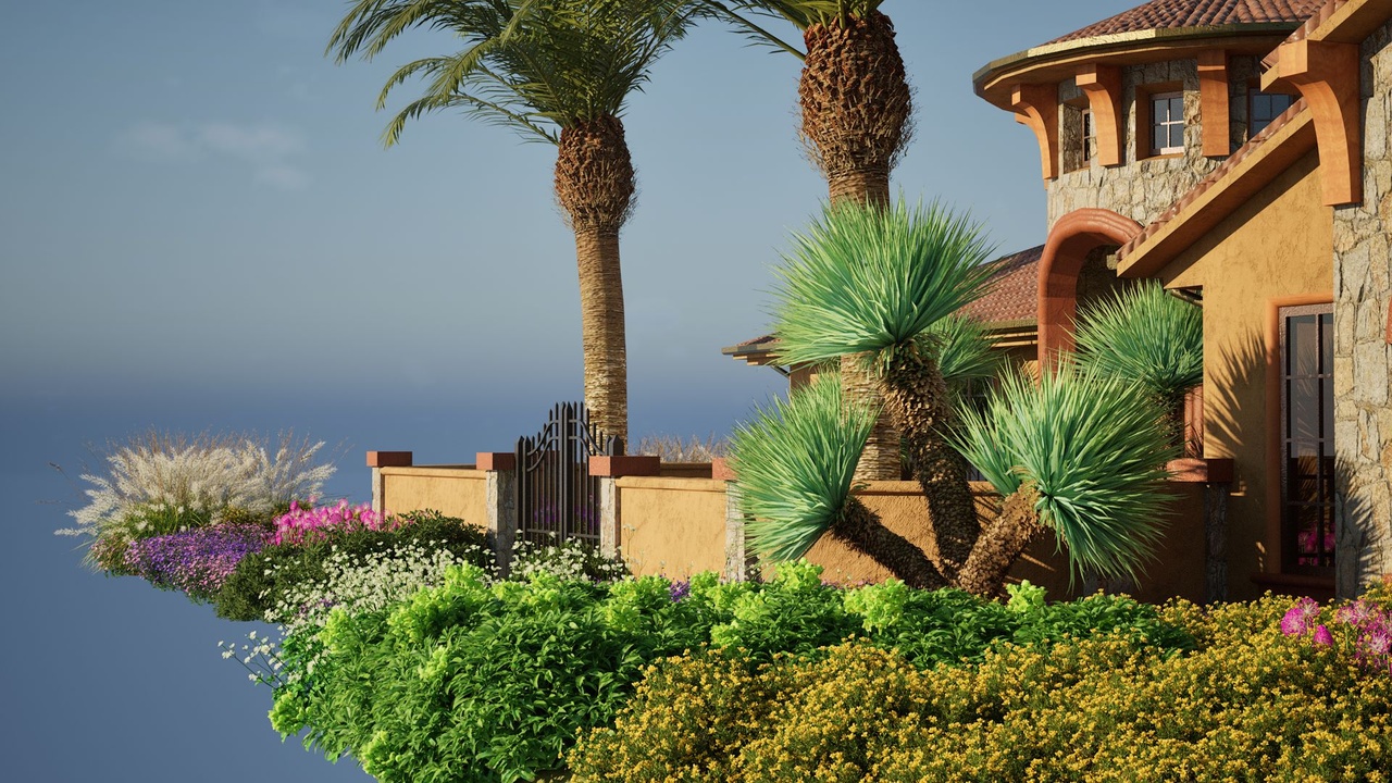 Media 1 for listing Realistic Garden Plants for Archviz – Pack 03