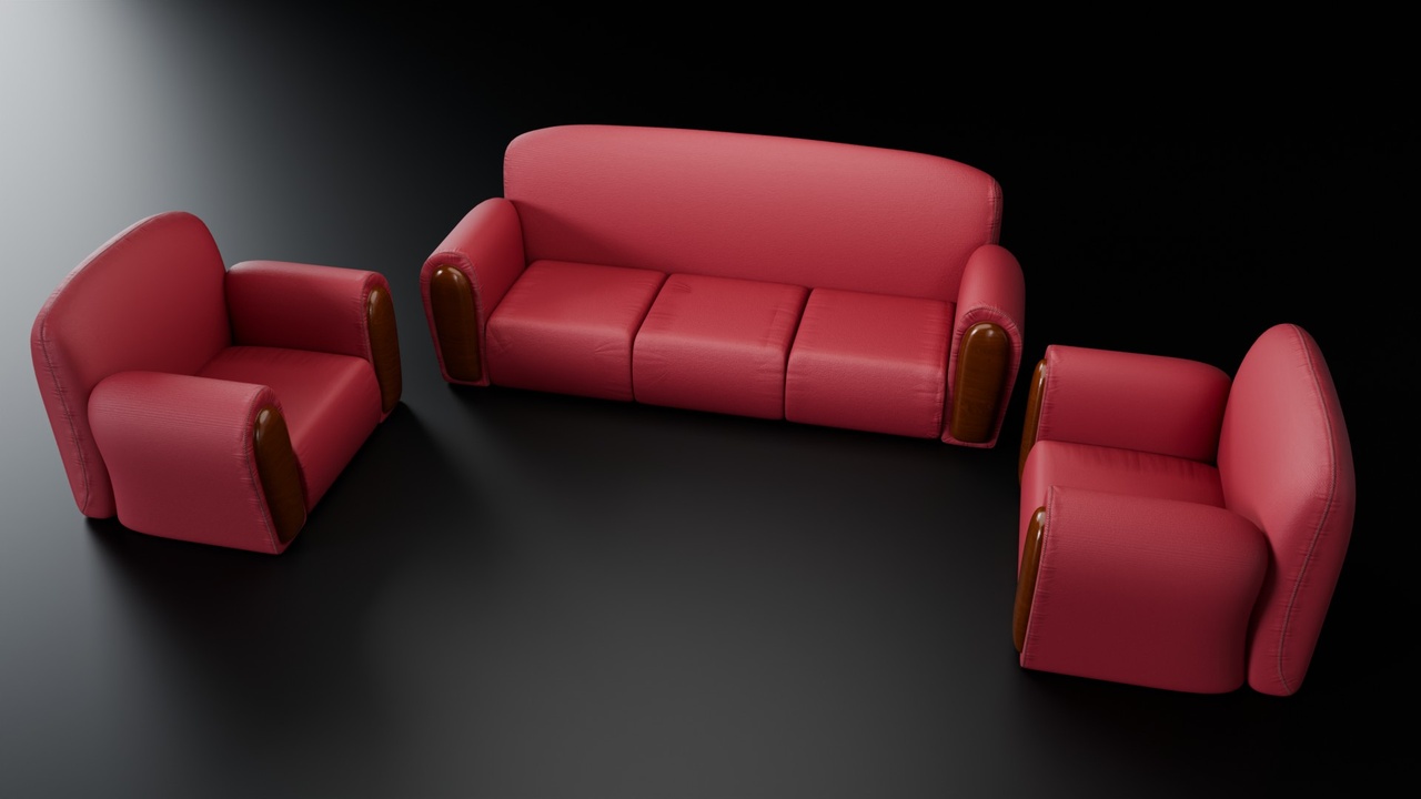 Media 1 for listing Red Sofa