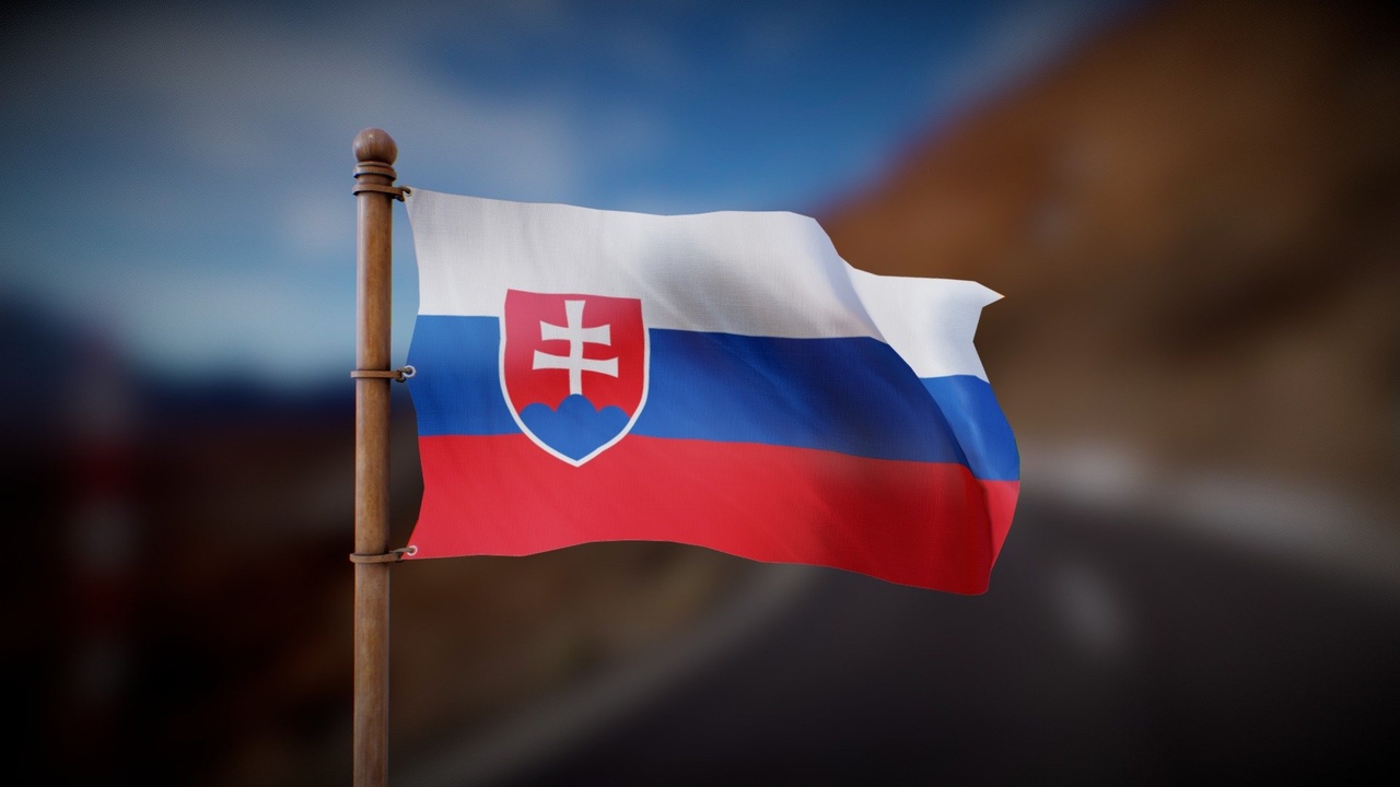 Media 1 for listing Flag of Slovakia - Wind Animated loop