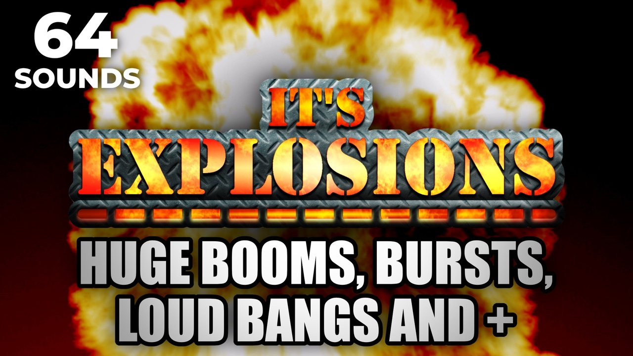 It's Explosions - Explosion Sound Pack 제품 등록을 위한 미디어 1개