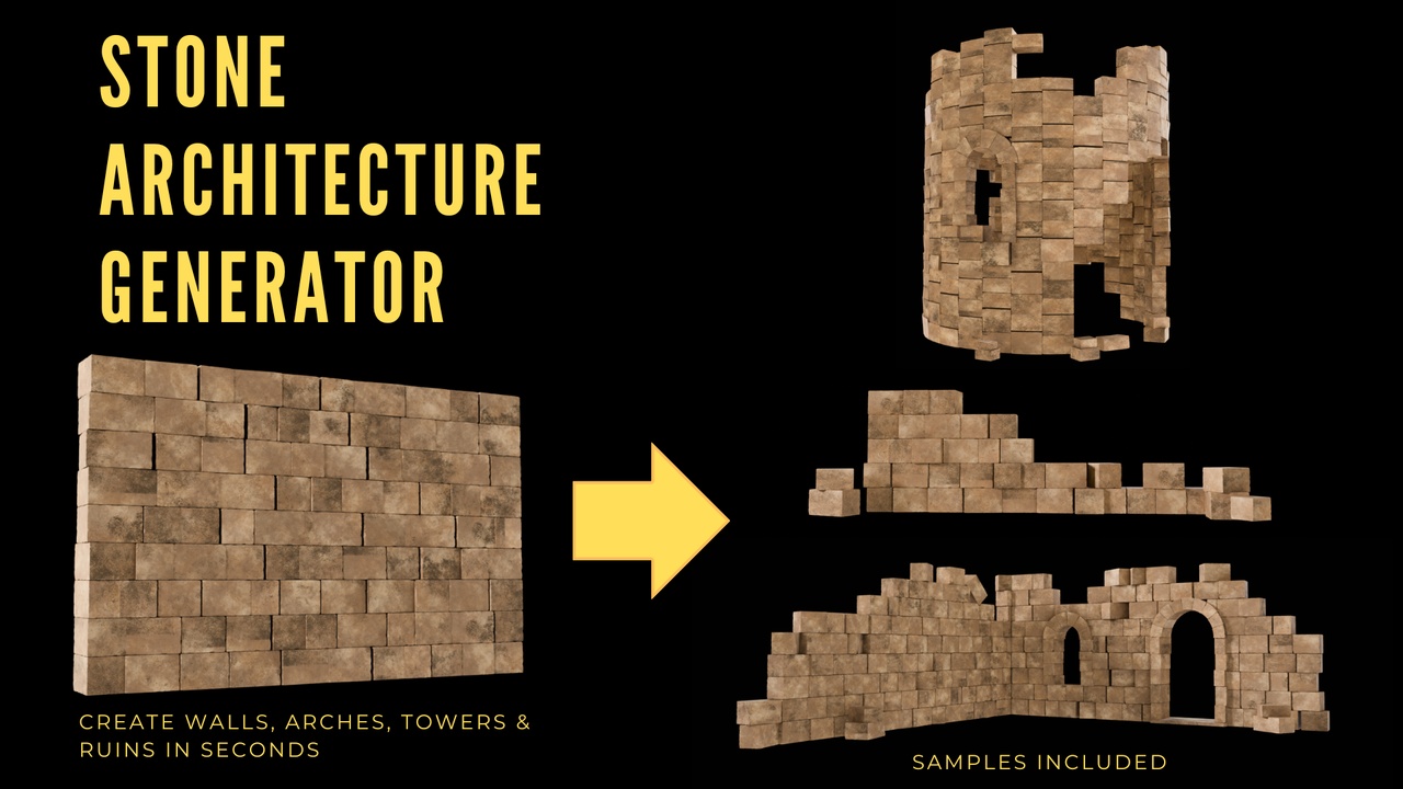 Media 1 for listing StoneForge Modular Structure Generator