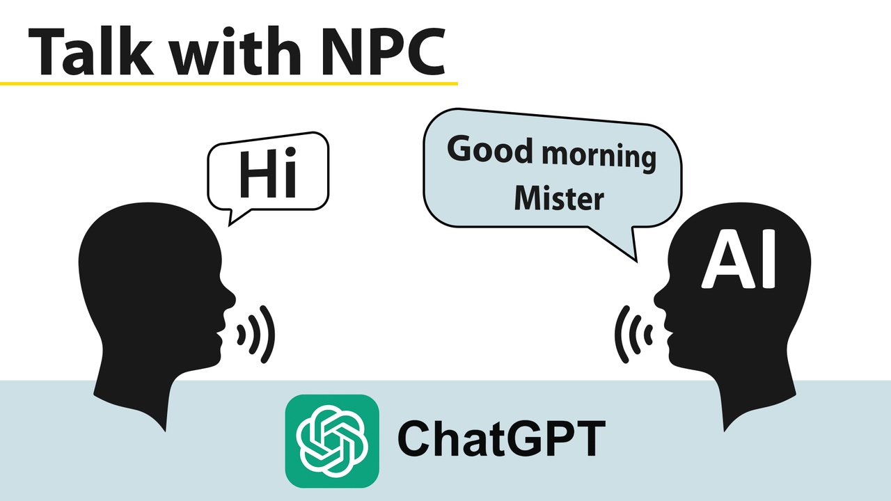 Media 1 for listing Talk To NPC AI - ChatGPT NPCs