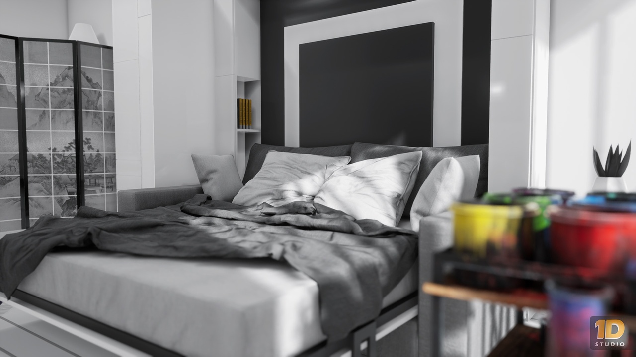 الوسائط 1 للقائمة Compact Studio Apartment