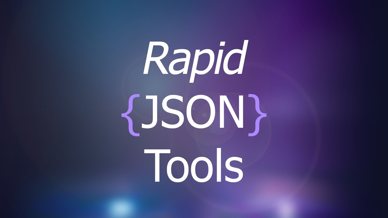 RapidJson Tools ์ ํ ๋ฑ๋ก์ ์ํ ๋ฏธ๋์ด 1๊ฐ