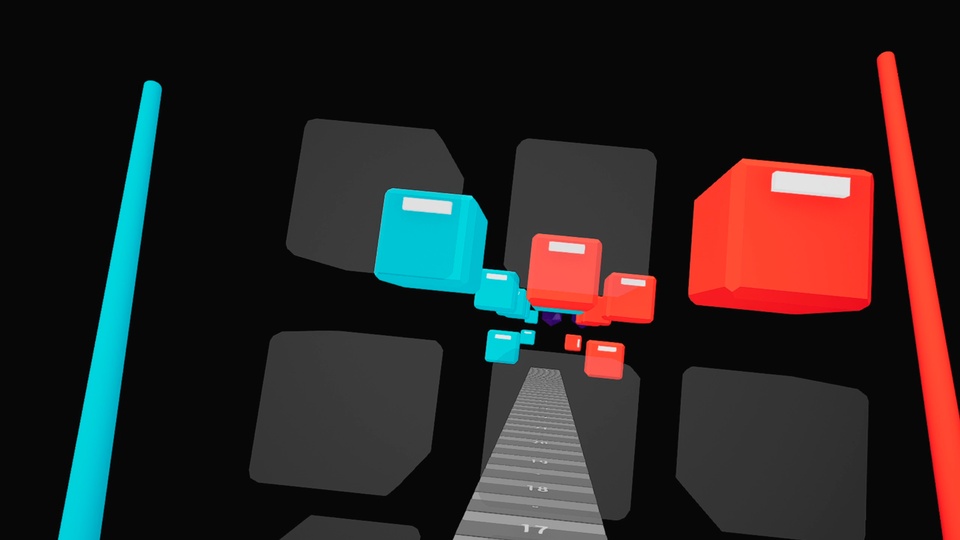 VR Saber Rhythm Game Fab