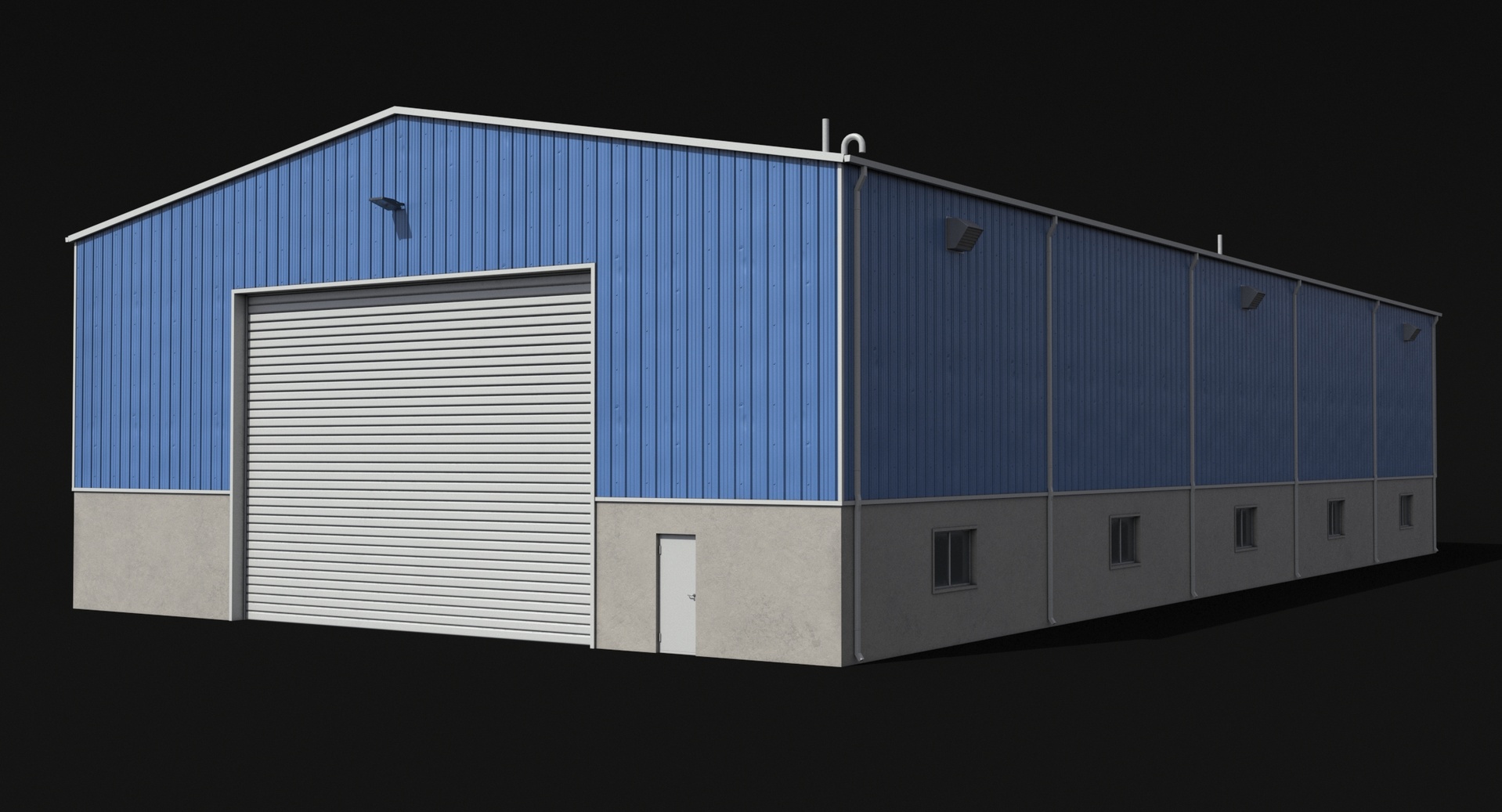 Media 1 for listing Industrial Building 68 PBR Low Poly