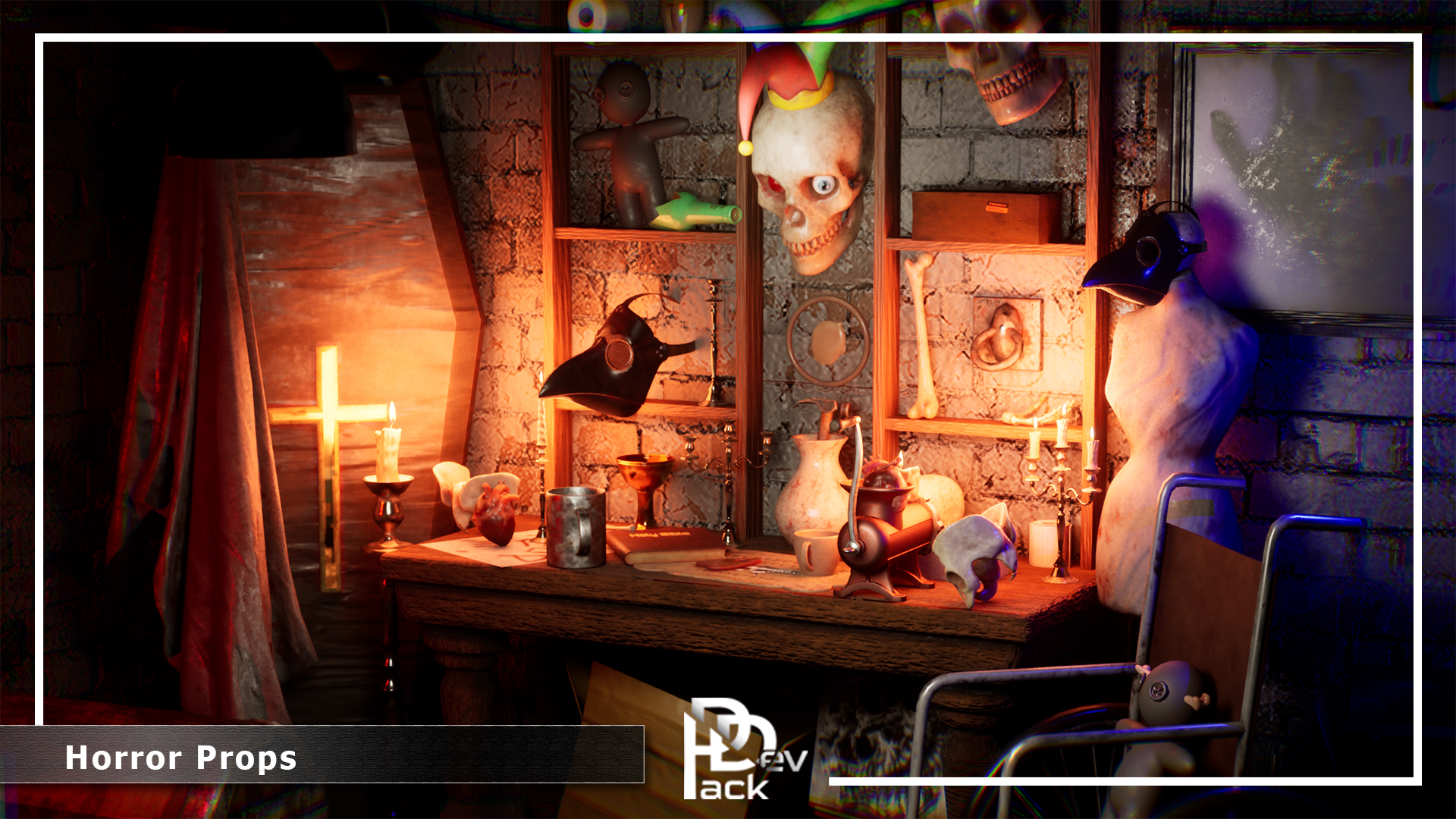 Horror Props / 45 Assets | Fab