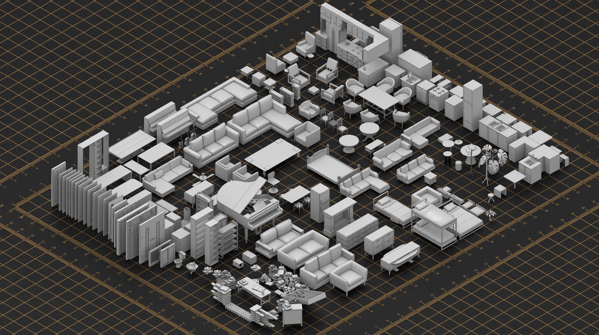 Media 1 for listing 165 Basemesh Furniture Collection