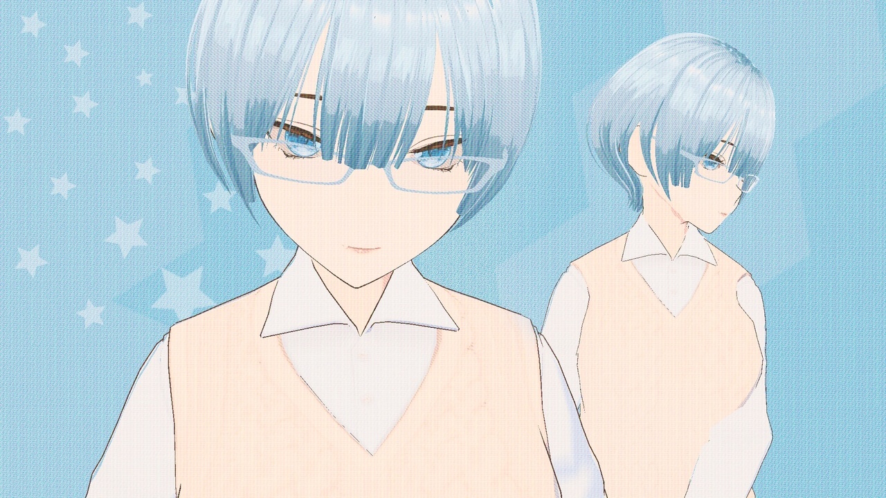 Stylized Anime - Cute Nerd School Girl 제품 등록을 위한 미디어 1개
