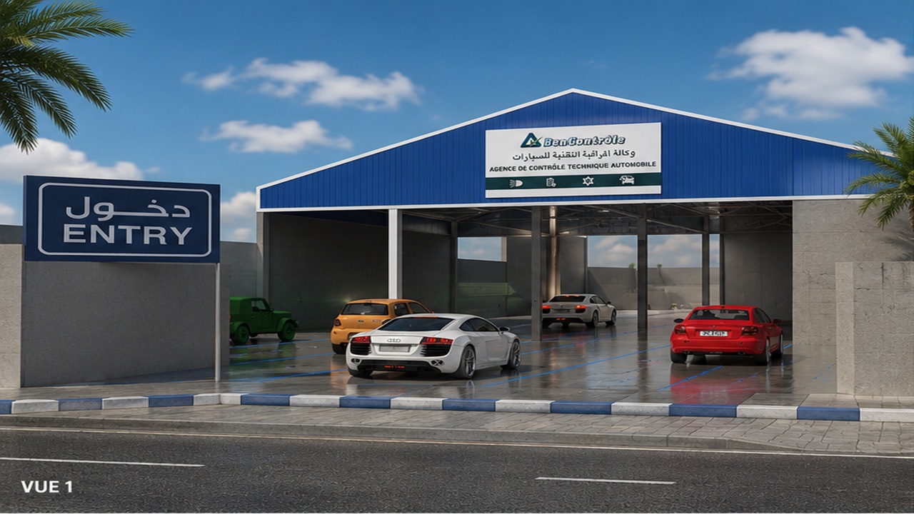 Media 1 for listing Automotive Technical Inspection Center 3D Model Vehicle Inspection Station