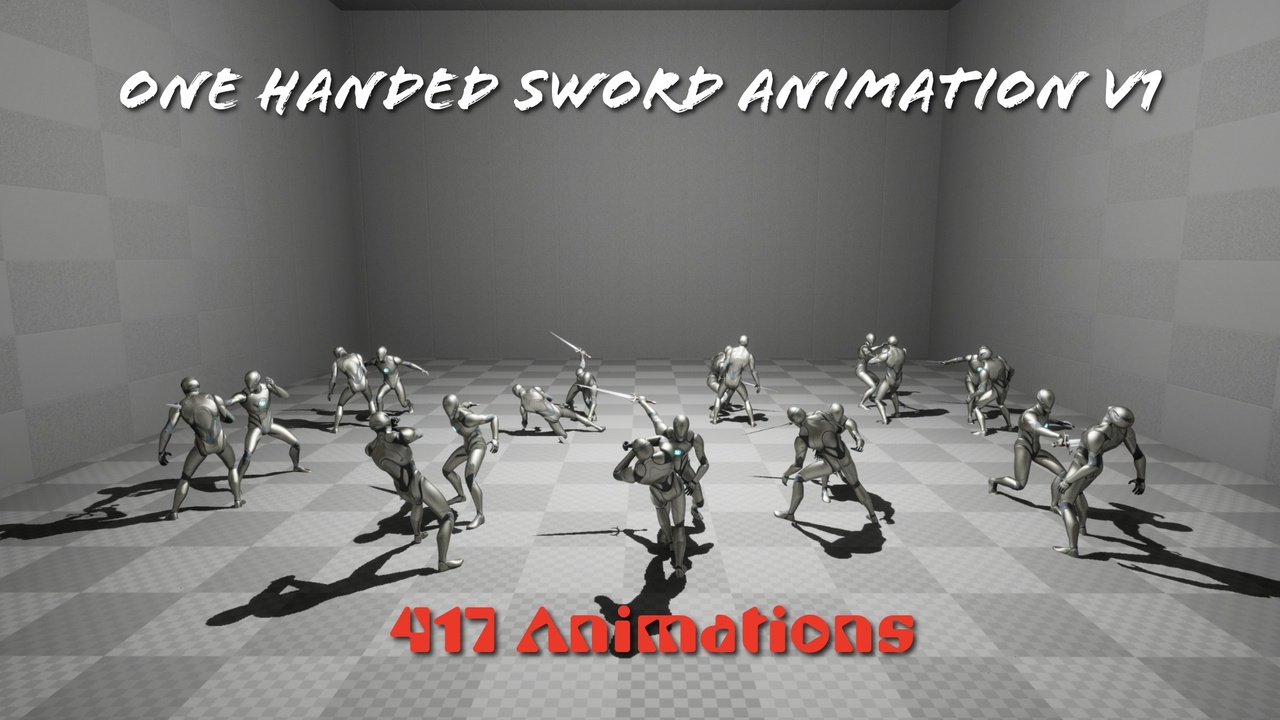 Media 1 for listing One Handed Sword Animation V1