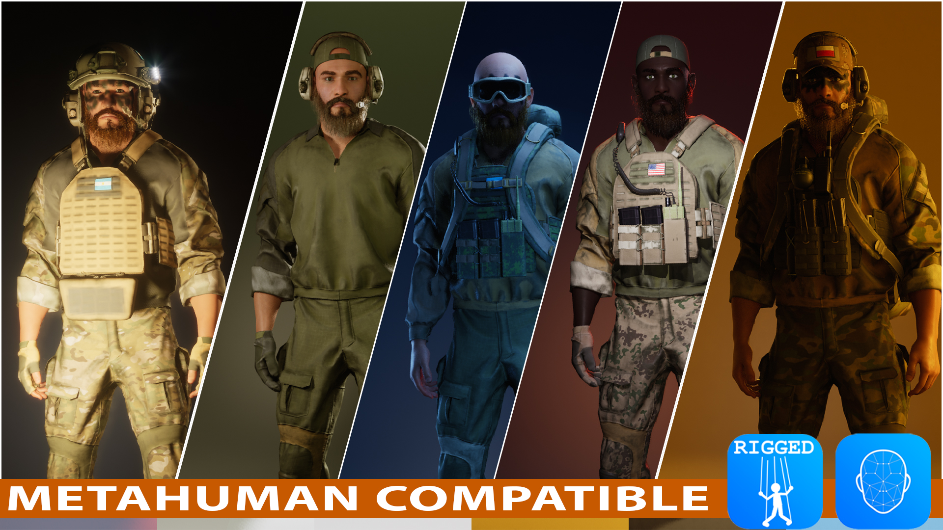 Modular Soldier. Special Forces. Meta - Commando | Fab