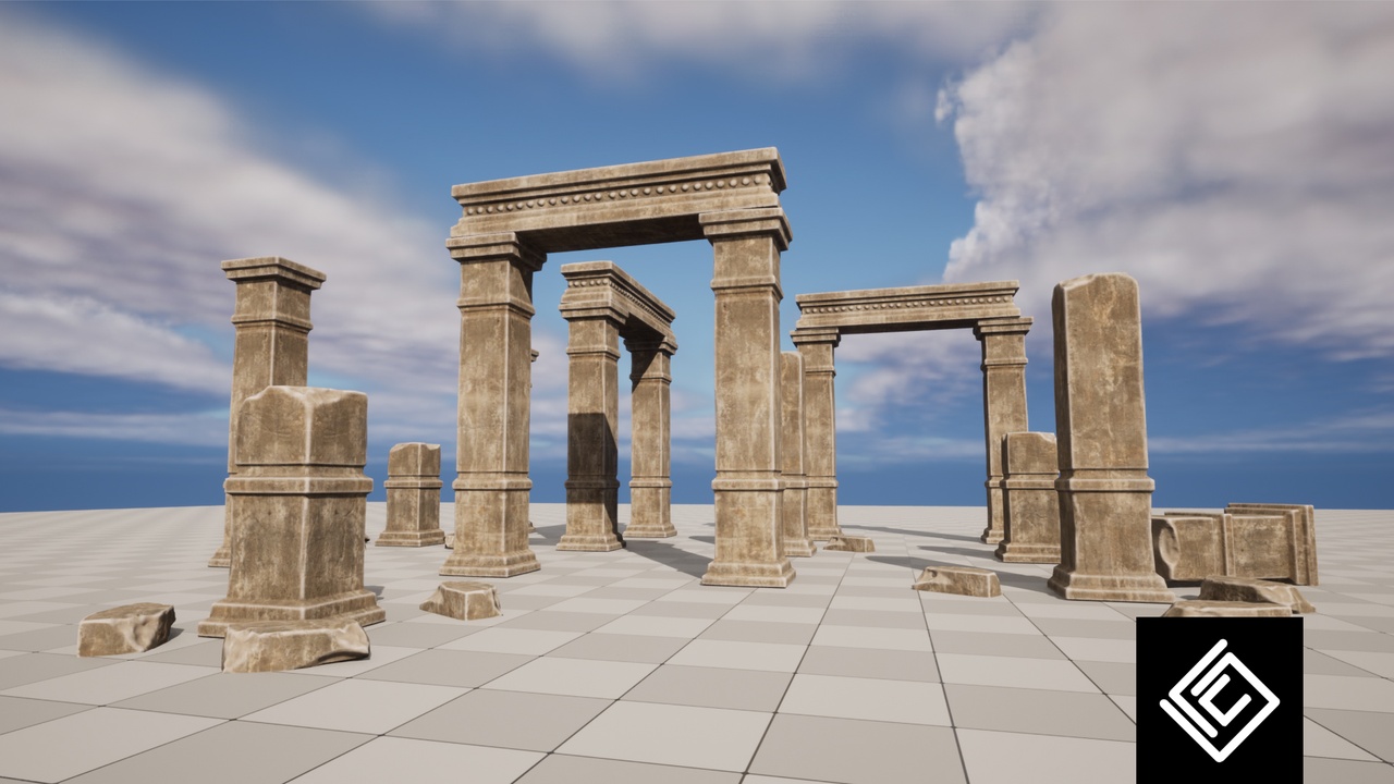Media 1 for listing Stone Pillar - Intact & Broken Variations
