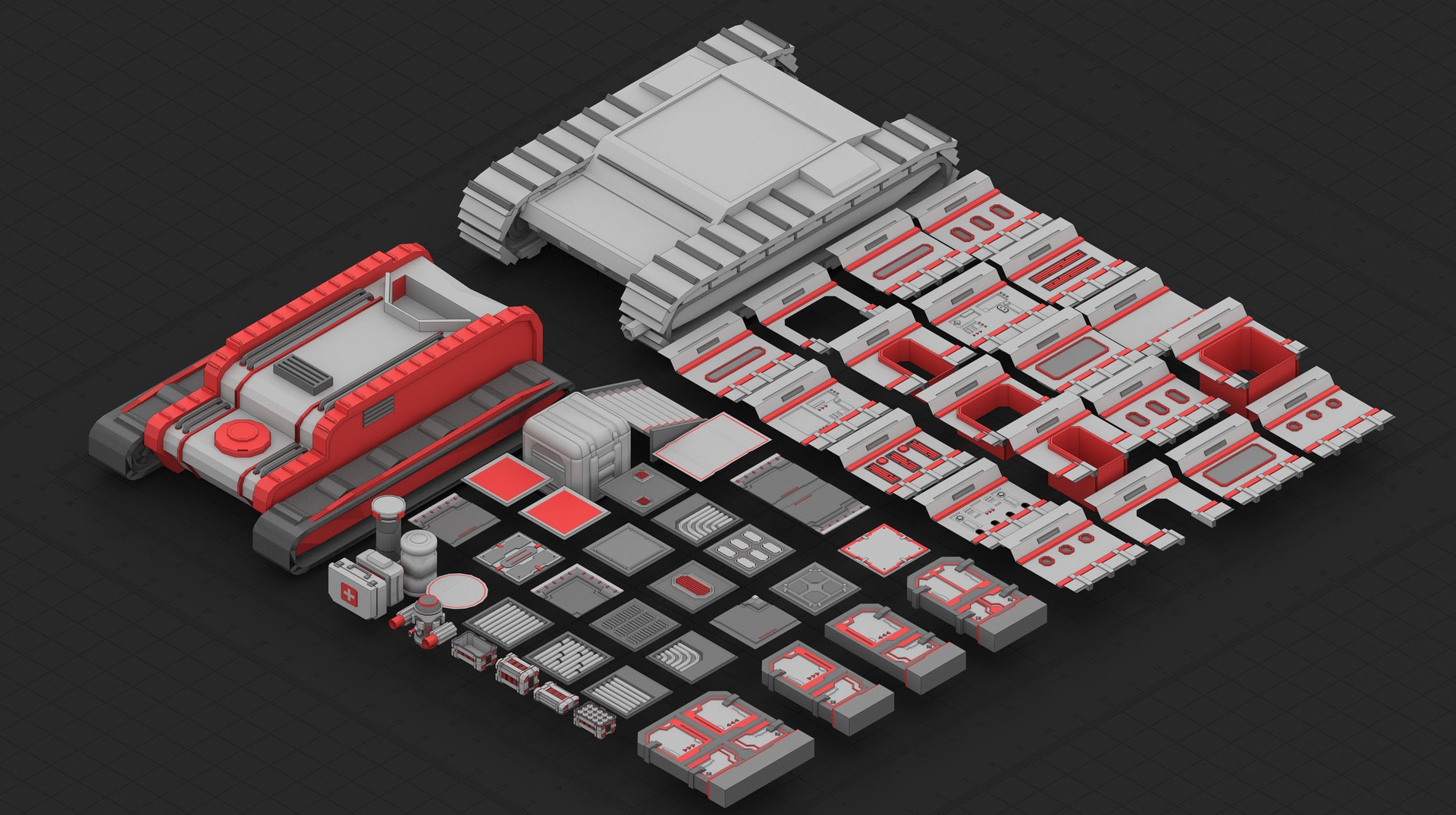 Media 1 for listing 3D Basemesh SCI-FI Collection