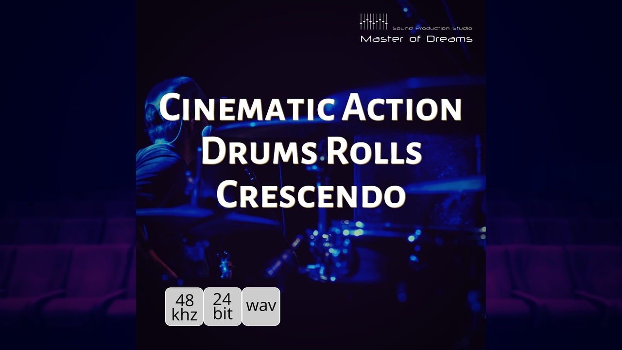 Media 1 for listing Cinematic Action Drums Rolls Crescendo
