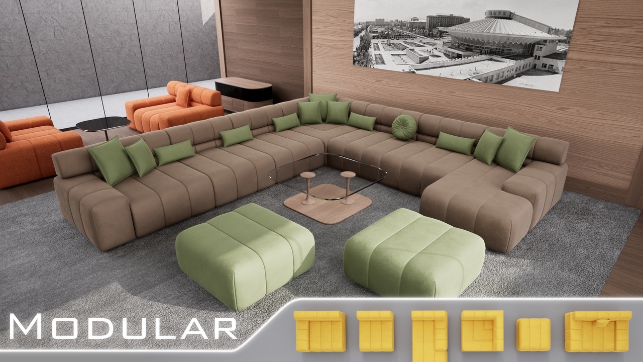 Media 1 for listing Furniture Sofa 3 (Modular)
